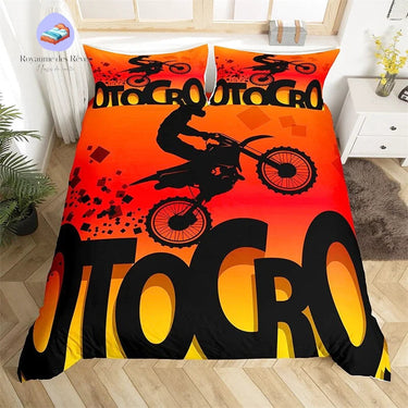 Housse de Couette Moto Stunt